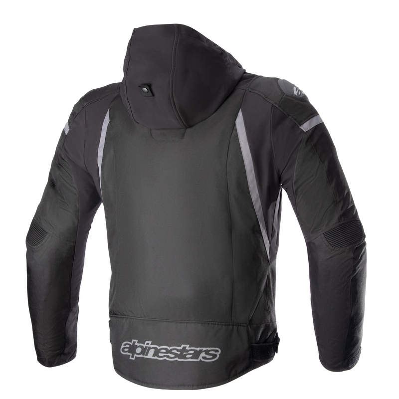 Alpinestars Zaca neperšlampama motociklininko striukė Black-Dark Grey