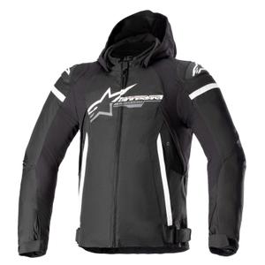 Alpinestars Zaca neperšlampama juodai balta motociklininko striukė