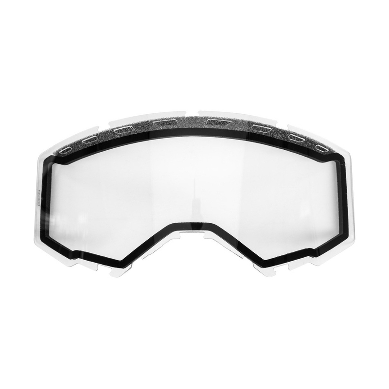 Dvigubas stiklas FLY Racing Focus akiniams skaidrus išpardavimas