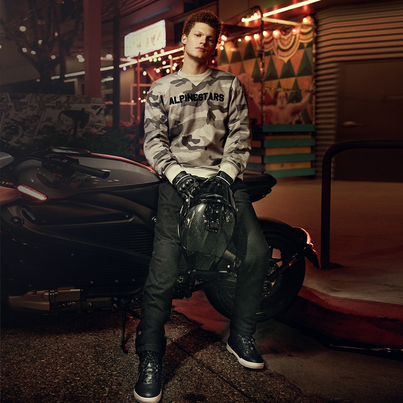 Alpinestars Legit Crew Fleece light camo-grey