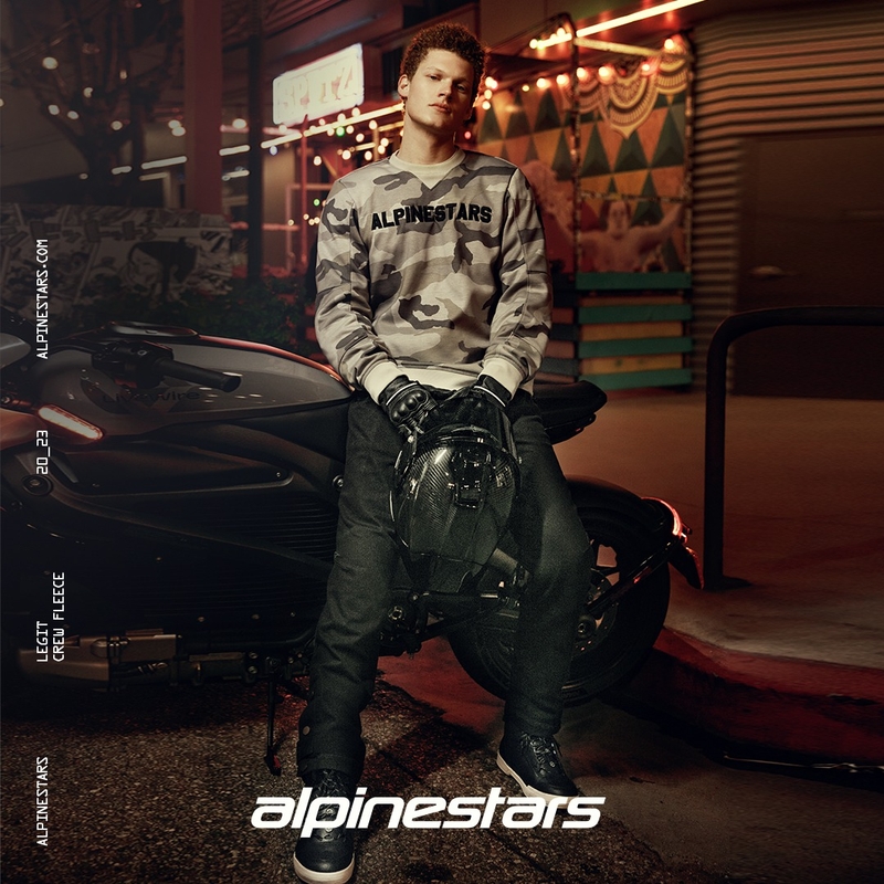 Alpinestars Legit Crew Fleece light camo-grey