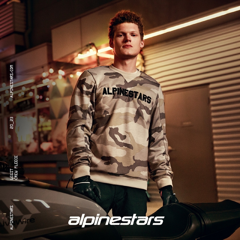 Alpinestars Legit Crew Fleece light camo-grey