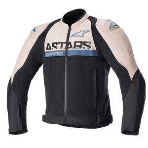 Alpinestars SMX Air šviesiai ruda-juoda-mėlyna motociklininko striukė