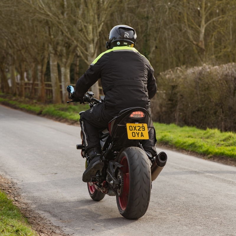 "Oxford Spartan" ilga WP juoda motociklininko striukė