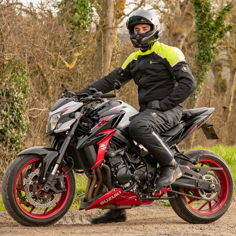Oxford Spartan WP trumpos motociklininko kelnės Black