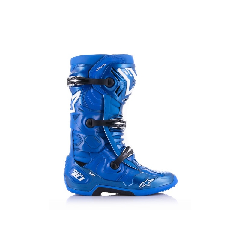 Alpinestars Tech 10 mėlynai-juodai-balti motociklininko batai