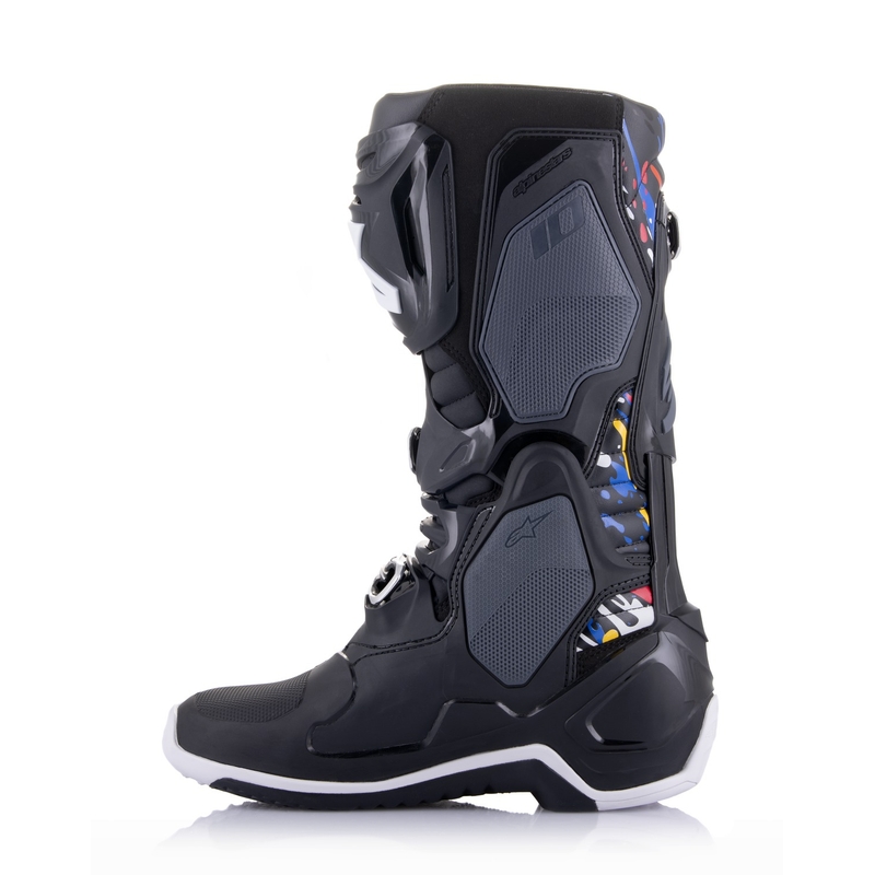 Boty na motorku Alpinestars Tech 10 Limitovaná Edice Renen černo-šedo-bílo-multicolor