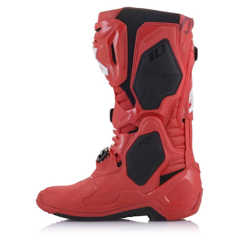 Alpinestars Tech 10 motociklininko batai raudoni