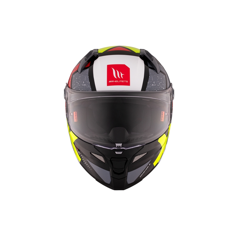 MT REVENGE 2 S Light CO integralinis motociklininko šalmas blizgus juodas-raudonas-geltonas