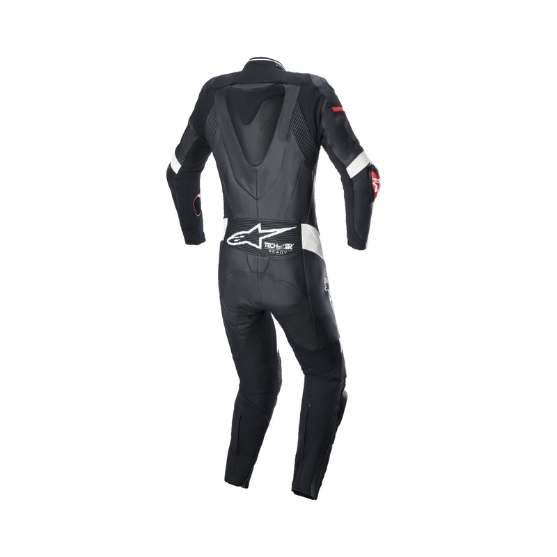 "Alpinestars" moteriškas odinis motociklininko kombinezonas STELLA GP PLUS 2 Black-White-Fluo Red