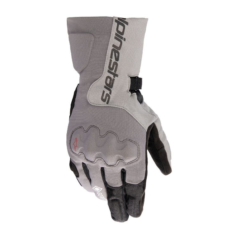 Alpinestars WR-X GORE-TEX motociklininko pirštinės pilkos ir juodos spalvos