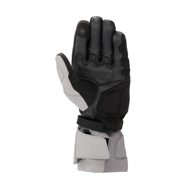 Alpinestars WR-X GORE-TEX motociklininko pirštinės pilkos ir juodos spalvos