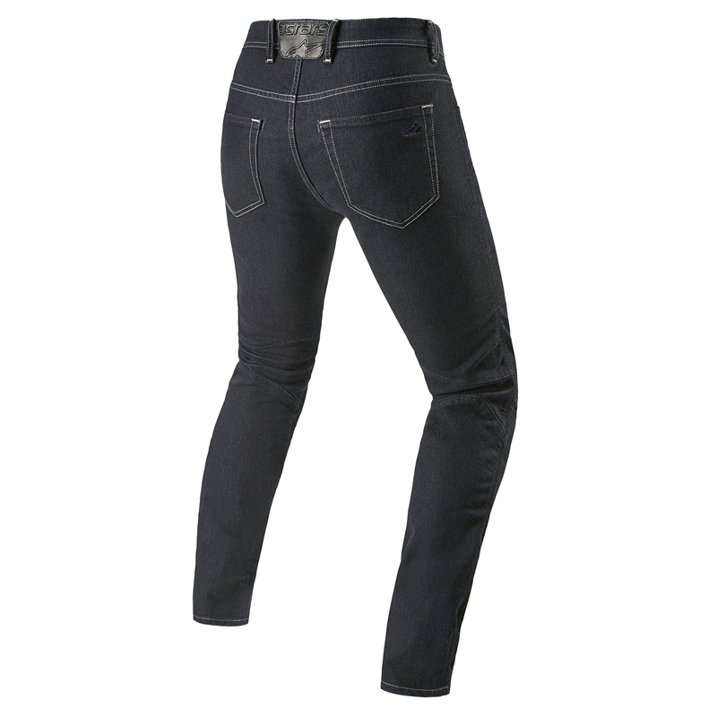 "Alpinestars Radium 2" džinsai motociklui "Radium 2 Denim", nuplauti mėlyni
