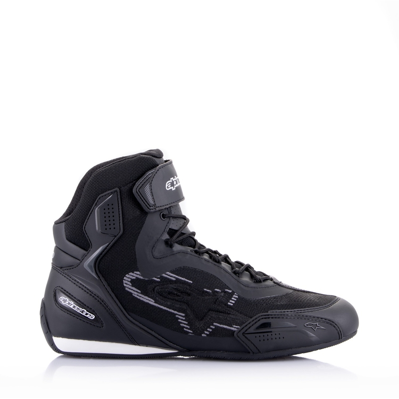 Alpinestars Faster-3 Rideknit juodai pilki motociklininko batai
