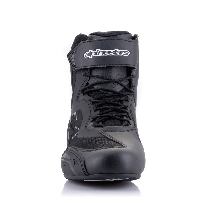 Alpinestars Faster-3 Rideknit juodai pilki motociklininko batai