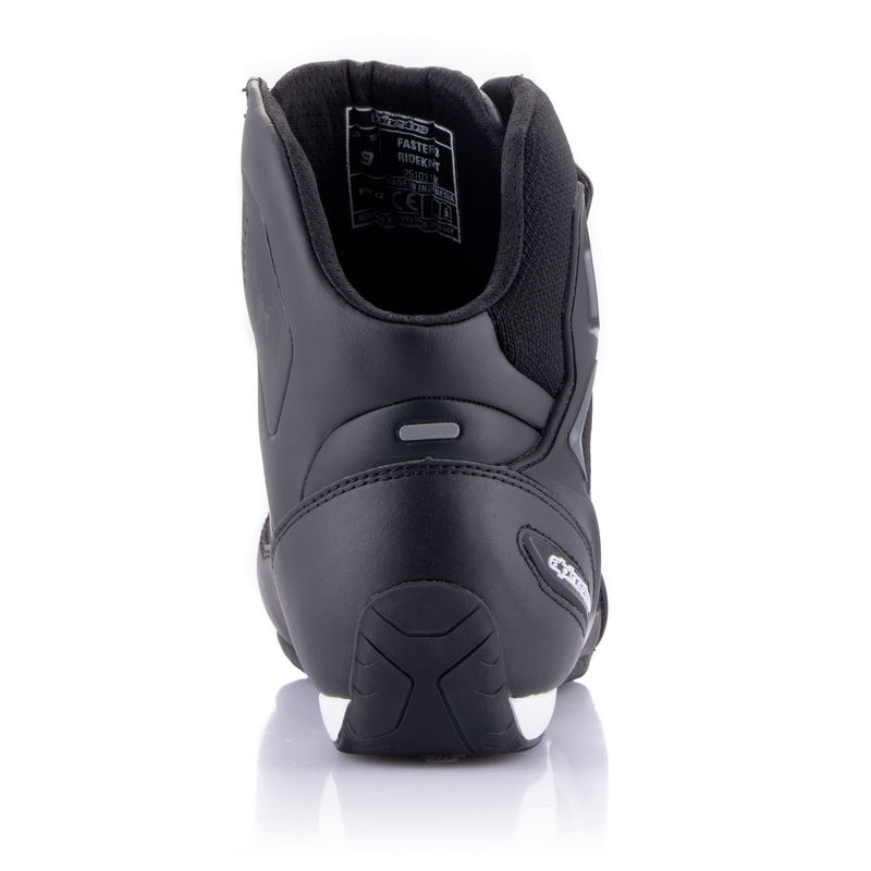 Alpinestars Faster-3 Rideknit juodai pilki motociklininko batai