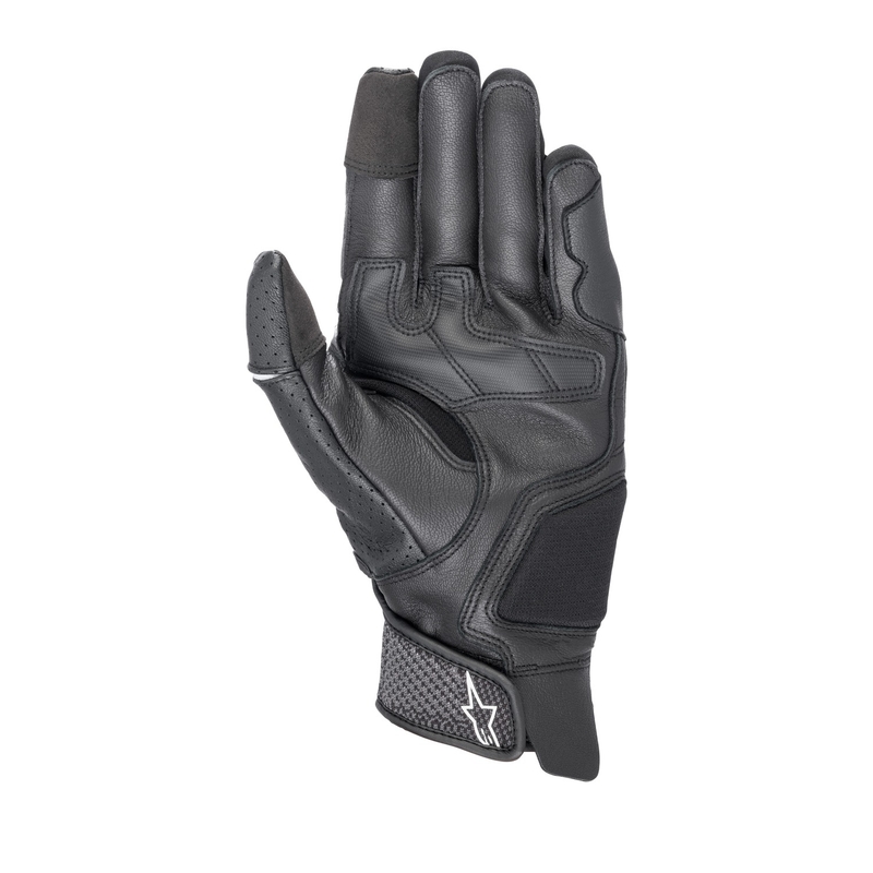 "Alpinestars Morph" sportinės motociklininko pirštinės juodos ir pilkos spalvos