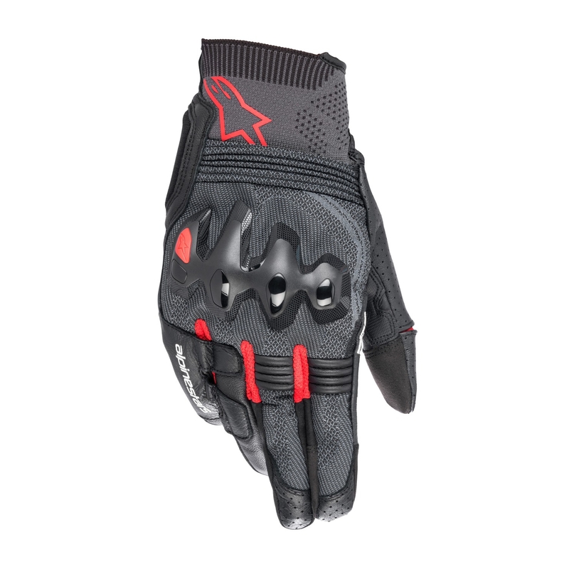 Alpinestars Morph Sport black-fluo red-grey motociklininko pirštinės