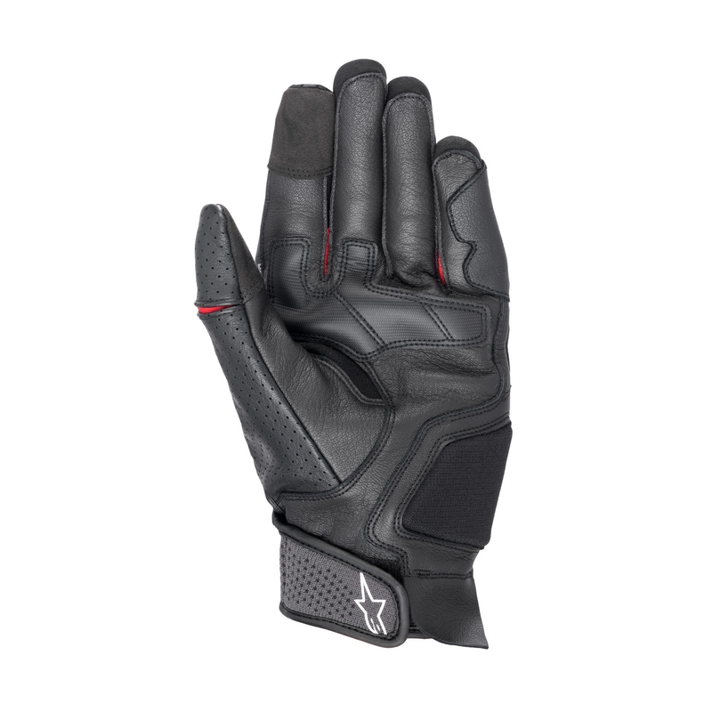 Alpinestars Morph Sport black-fluo red-grey motociklininko pirštinės