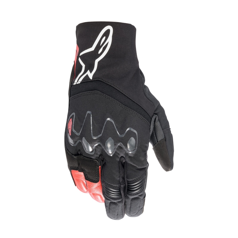 "Alpinestars Hyde XT Drystar" juodos ir raudonos motociklininko pirštinės