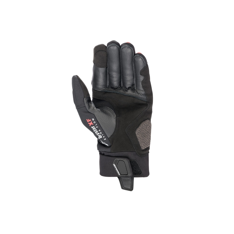 "Alpinestars Hyde XT Drystar" juodos ir raudonos motociklininko pirštinės