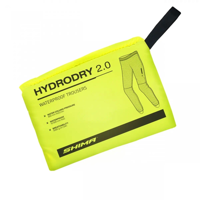 Neperšlampamos kelnės Shima Hydrodry 2.0 black-fluo yellow