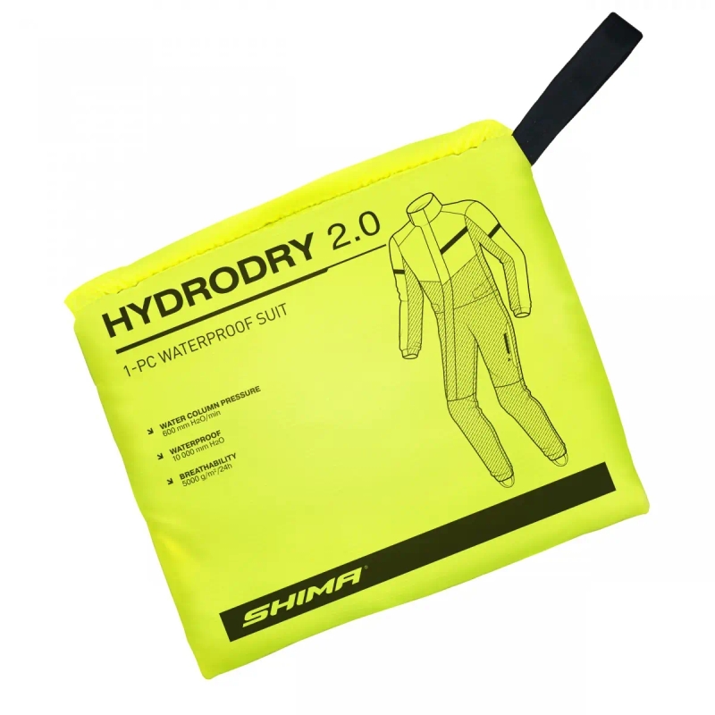 Neperšlampamas kostiumas Shima Hydrodry 2.0 black-fluo yellow