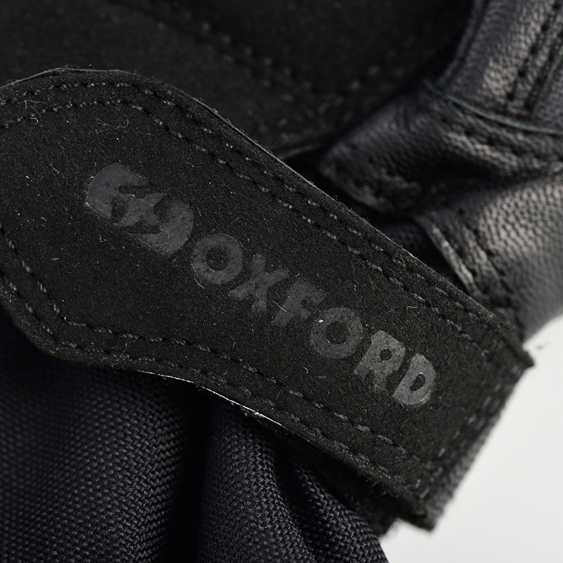 Oxford Montreal 4.0 DRY2DRY™ juodai pilkos ir mėlynai geltonos motociklininko pirštinės