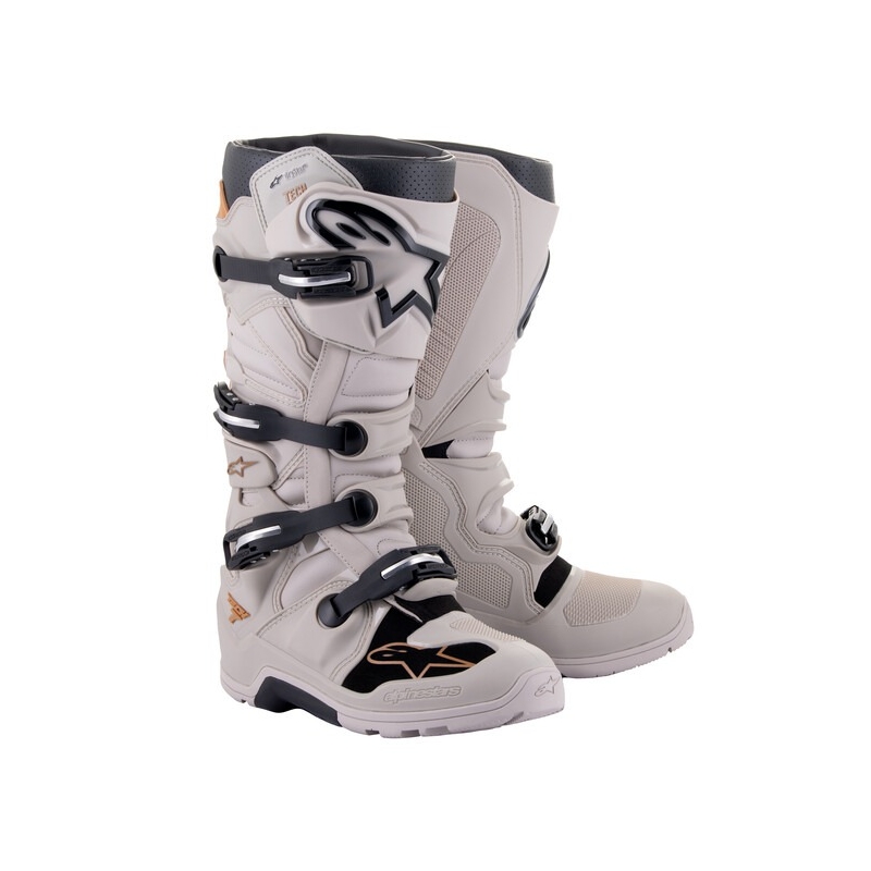 Alpinestars TECH 7 Enduro Drystar smėlio juodos spalvos motociklininko batai