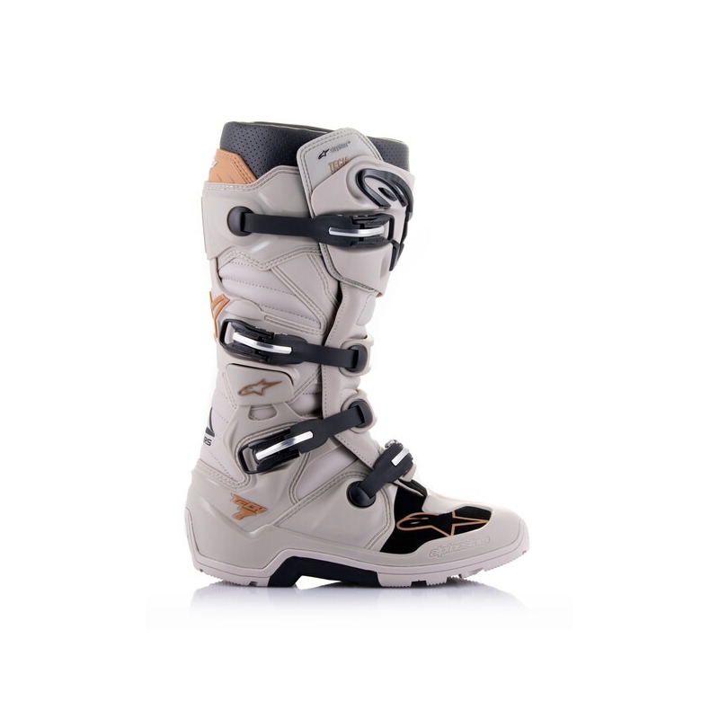 Alpinestars TECH 7 Enduro Drystar smėlio juodos spalvos motociklininko batai