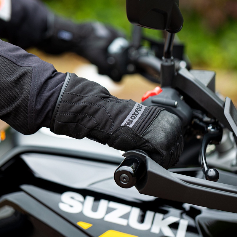 Oxford Calgary 2.0 moteriškos motociklininko pirštinės Black