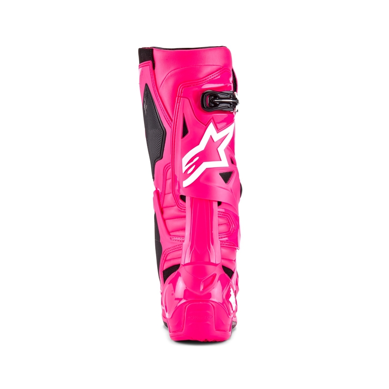 Alpinestars Tech 10 rožiniai-juoda-balti motociklininko batai