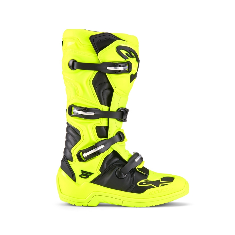 Alpinestars Tech 5 fluo geltonai juodi motociklininko batai