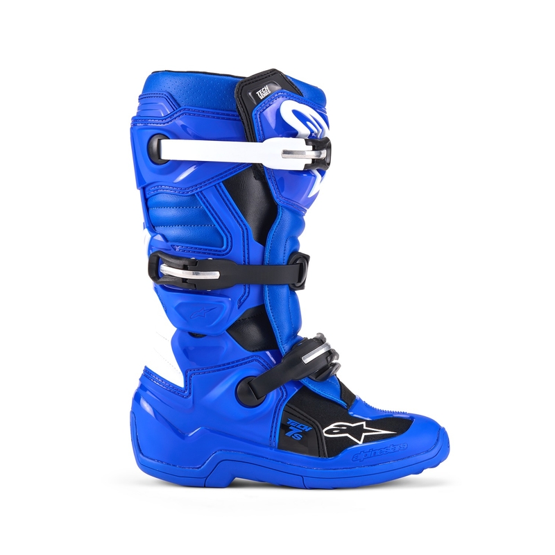 "Alpinestars Tech 7 S" vaikiški motociklininko batai mėlyna, balta ir juoda spalvos