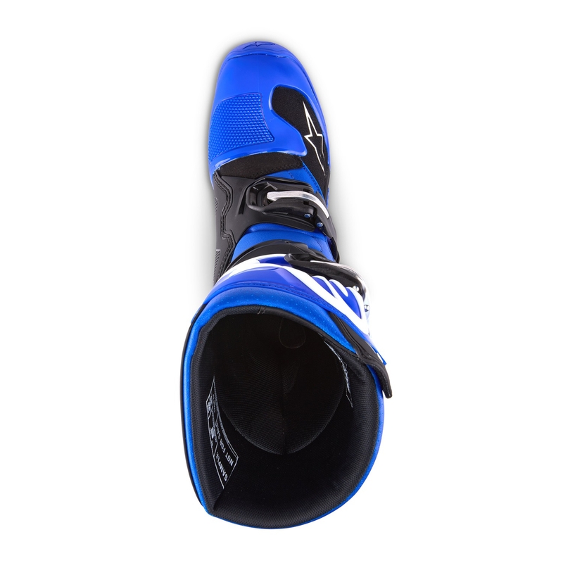 "Alpinestars Tech 7 S" vaikiški motociklininko batai mėlyna, balta ir juoda spalvos