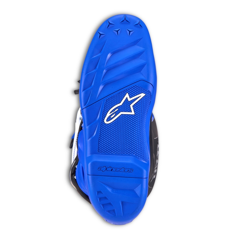 "Alpinestars Tech 7 S" vaikiški motociklininko batai mėlyna, balta ir juoda spalvos