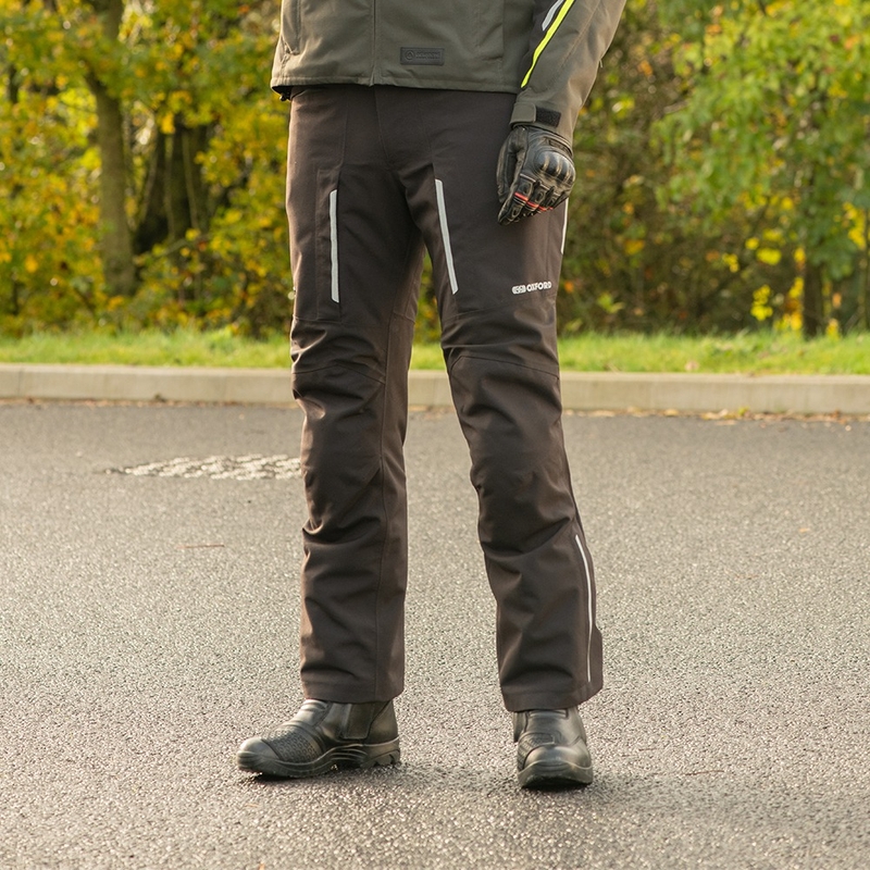 Oxford Advanced Hinterland DRY2DRY™ juodos sutrumpintos motociklininko kelnės