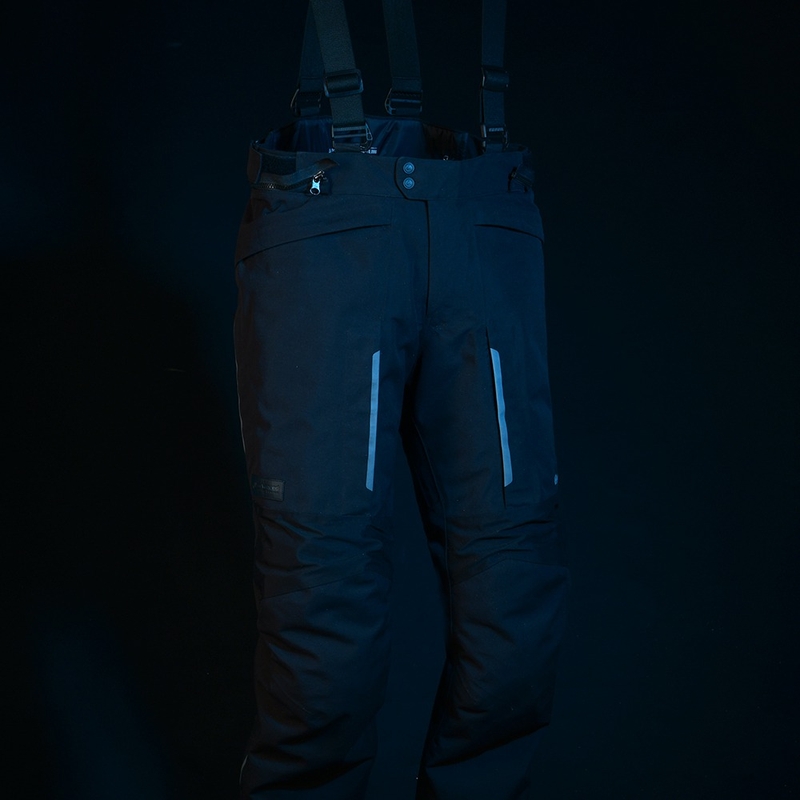 Oxford Advanced Hinterland DRY2DRY™ juodos sutrumpintos motociklininko kelnės