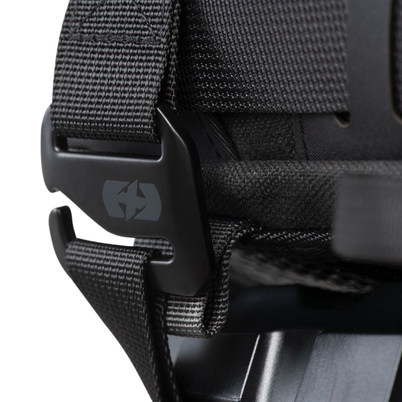 Oxford Atlas T-10 Advanced Tourpack 10L keleivio sėdynės krepšys, juodas