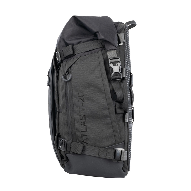 Oxford Atlas T-20 Advanced Tourpack 20 l keleivio sėdynės krepšys, juodas