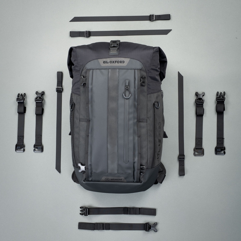 Motociklo krepšys Oxford Atlas B-20 Advanced Backpack 20 l juodas