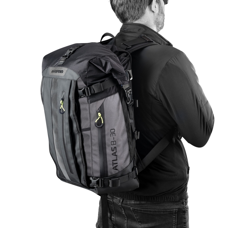 Motociklo krepšys Oxford Atlas B-30 Advanced Backpack 30 l juodas