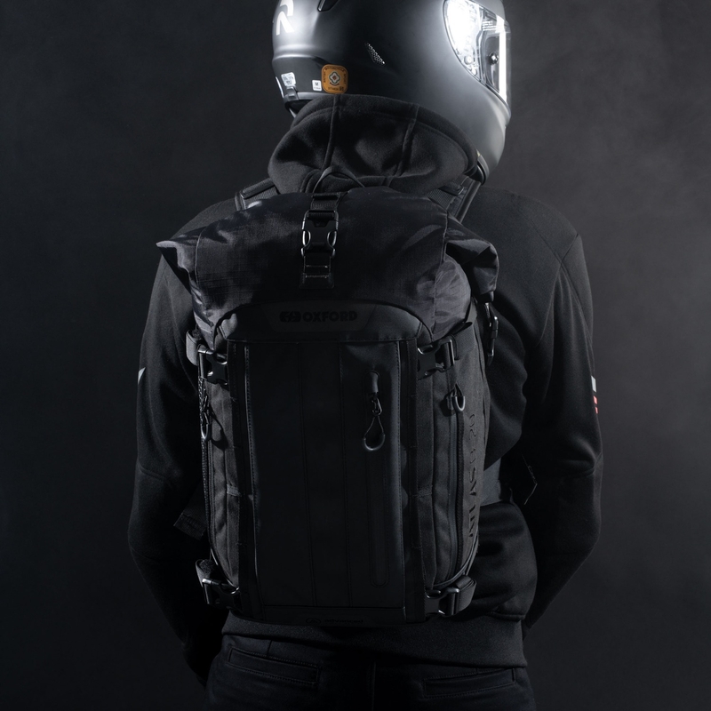 Motociklo krepšys Oxford Atlas B-30 Advanced Backpack 30 l juodas
