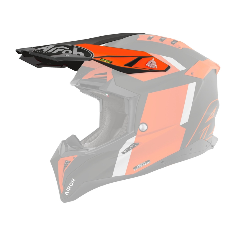 Šalmo skydelis Airoh Aviator Glory matinės oranžinės spalvos