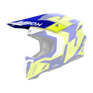 Airoh Twist 3 Dizzy mėlynai geltonas blizgus šalmo skydelis