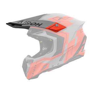 Airoh Twist 3 Dizzy fluo oranžinis matinis šalmo skydelis