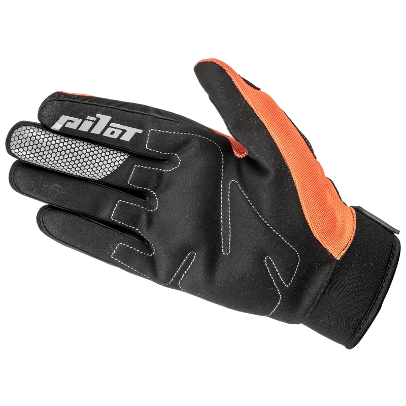 Motokroso pirštinės Pilot Pioneer fluo orange-black