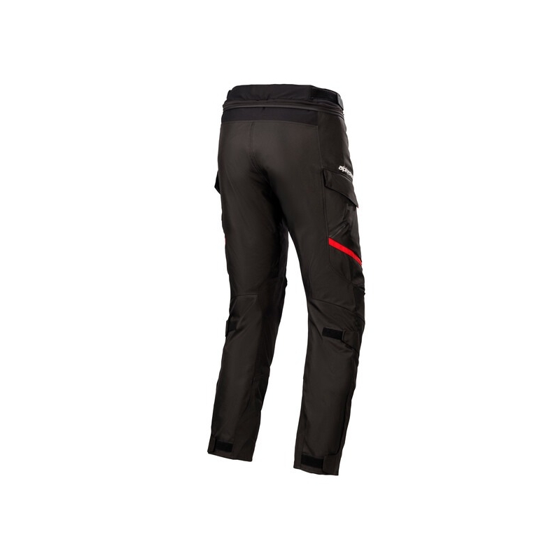 Alpinestars Andes Drystar Honda kolekcijos juodai raudonos motociklininko kelnės