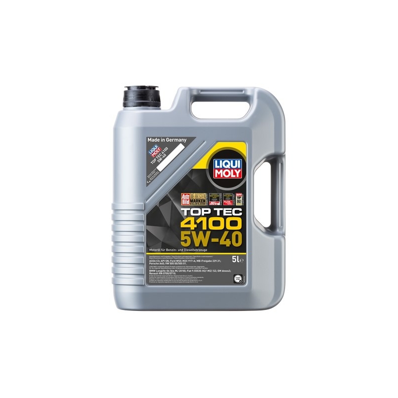 LIQUI MOLY Top Tec 4100 5W-40 5 l sintetinė variklinė alyva