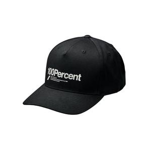 100% Manifesto Snapback kepurė juoda